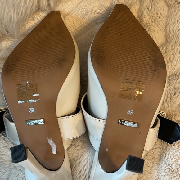 TOPSHOP Ivory Mules With Buckles size 39 - Picture 5 of 9